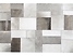 Dywan patchwork skórzany brązowoszary 160 x 230 cm PERVARI, 232150