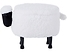 Pufa zwierzak ze schowkiem biała SHEEP, 233681