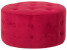 Produkt: Puf welurowy ⌀ 55 cm czerwony TAMPA