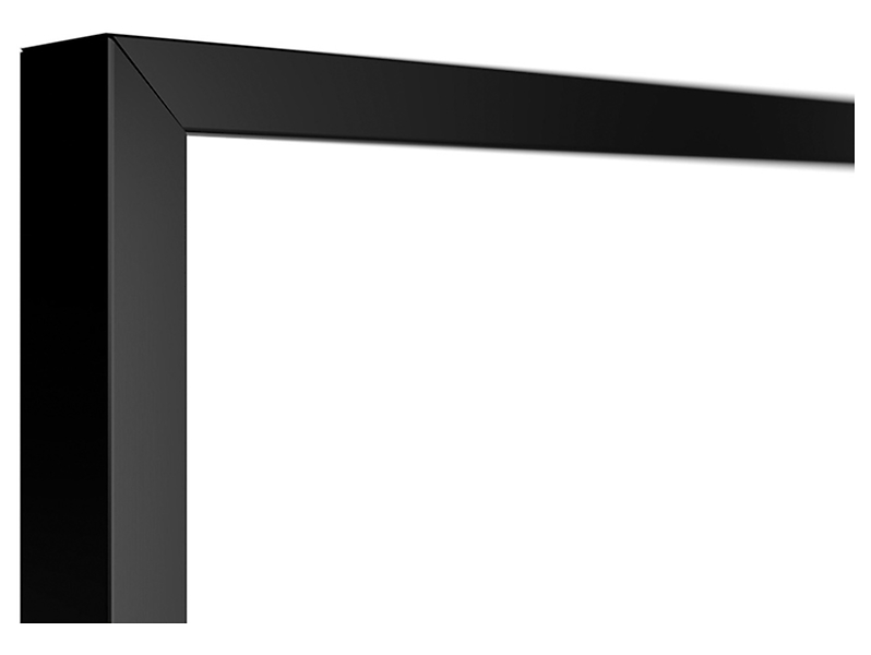 Lustro ścienne Floryda 32x122 cm czarne, 2345952