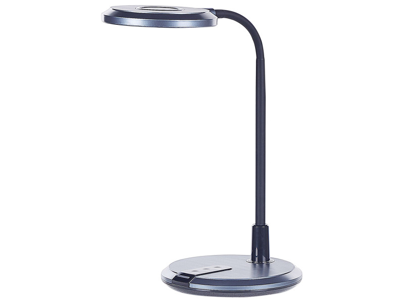 Lampa biurkowa LED srebrno-czarna COLUMBA, 234793