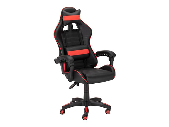 Fotel gamingowy X-Play z poduszkami czarno-czerwony, 2360123