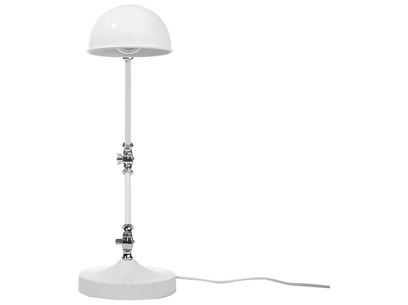 Lampa biurkowa regulowana metalowa biała CABRIS, 236876