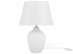 Produkt: Lampka nocna ceramiczna biała FERGUS