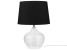 Produkt: Lampa stołowa szklana czarna OSUM