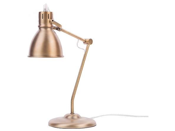 Lampa biurkowa regulowana metalowa mosiężna MONSAN, 238000