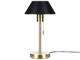 Lampa stołowa metalowa złota z czarnym CAPARO