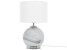 Produkt: Lampa stołowa szklana biała UELE