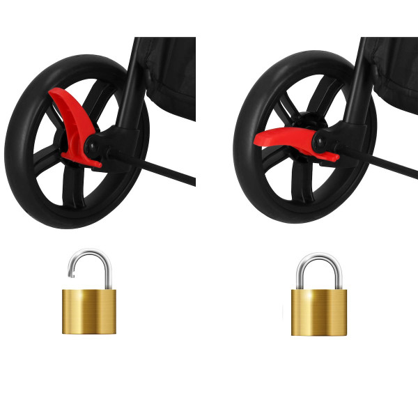Wózek spacerowy dla zwierząt do 15 kg transporter dla psa, 2385792