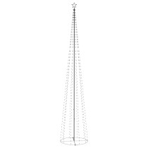 Ozdoba w kształcie choinki Niebieski 160 x 160 x 500 cm PVC vidaXL