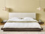 Łóżko wodne materac boucle 180x200 jesion ciemny, 2485794