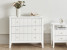 Komoda z 3 szufladami MDF salon sypialnia biała, 2495331