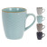 Zestaw 4 kubków ceramicznych 230 ml Różne kolory, 2505375