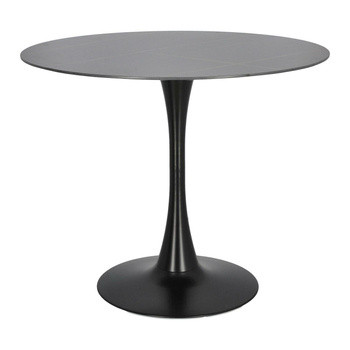 Stół Simplet Skinny Premium Stone Black okrągły, 251447