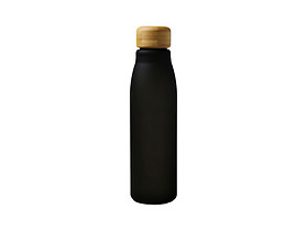 butelka szklana borosilikatowa 600ml czarny