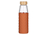 Inny kolor wybarwienia: butelka szklana w silikonowym okryciu 500ml pomarańczowy
