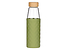 Inny kolor wybarwienia: butelka szklana w silikonowym okryciu 500ml zielony