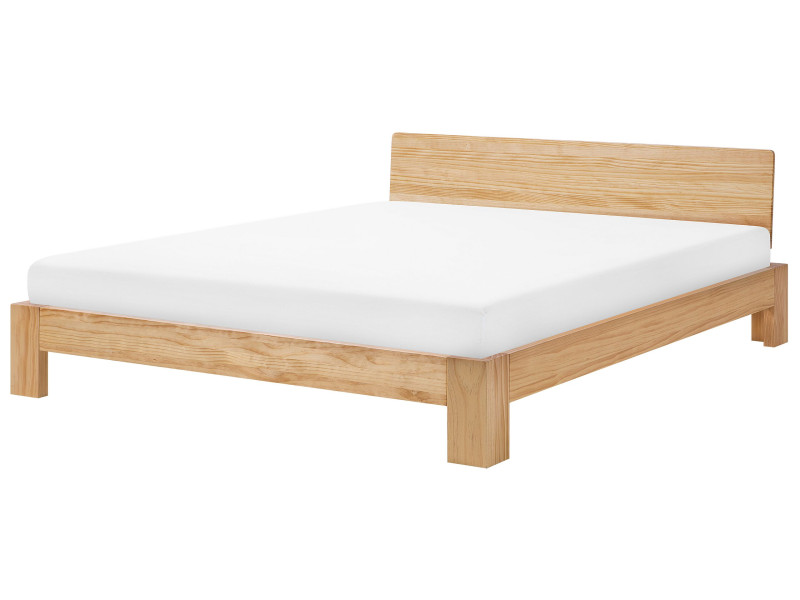 Rama łóżka jasne drewno 180x200, 252063