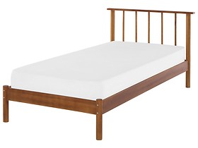 Łóżko ze stelażem 90x200 jasne drewno