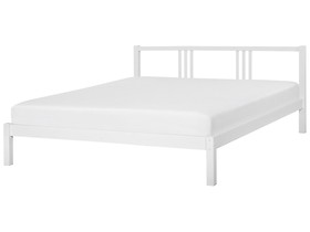 Łóżko podwójne drewno 180x200 białe
