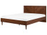 Inny kolor wybarwienia: Łóżko rustykalne 180x200 ciemne drewno
