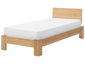 Rama łóżka stelaż jasne drewno 90x200