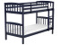 Inny kolor wybarwienia: Łóżko piętrowe drewniane 90x200 niebieskie