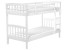 Inny kolor wybarwienia: Łóżko piętrowe drewniane 90x200 białe