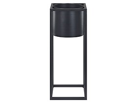 Doniczka na stojaku 40 cm metalowa czarna