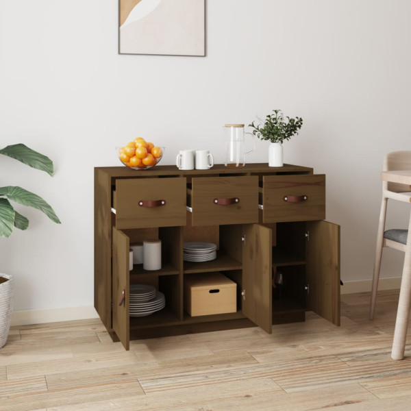 VidaXL Komoda miodowy brąz 100x40x75 cm, 2575084