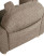 Fotel dziecięcy tapicerowany boucle brązowy, 2663376