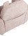 Fotel dziecięcy tapicerowany boucle różowy, 2663467