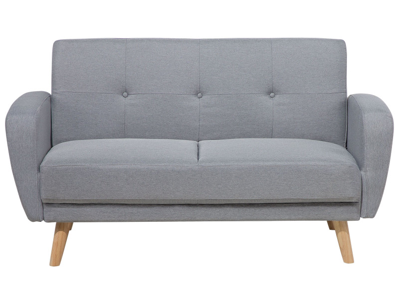 Sofa kanapa z funkcją spania szara, 270839