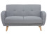 Produkt: Sofa kanapa z funkcją spania szara