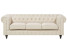 Inny kolor wybarwienia: Sofa kanapa trzyosobowa retro beżowa