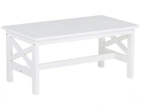 Stół ogrodowy 100x55 drewniany biały
