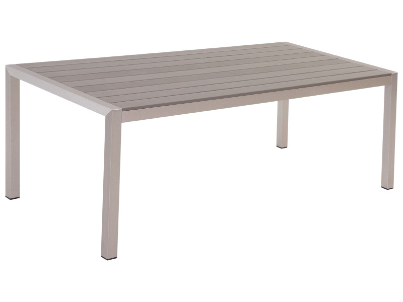 Stół ogrodowy aluminium 180x90 szary, 271770