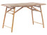 Produkt: Stół ogrodowy bambusowy 120x70 cm jasne drewno