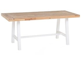 Stół drewniany blat 170x80  biały