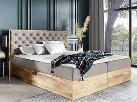 Łóżko kontynentalne Wood 3 180x200