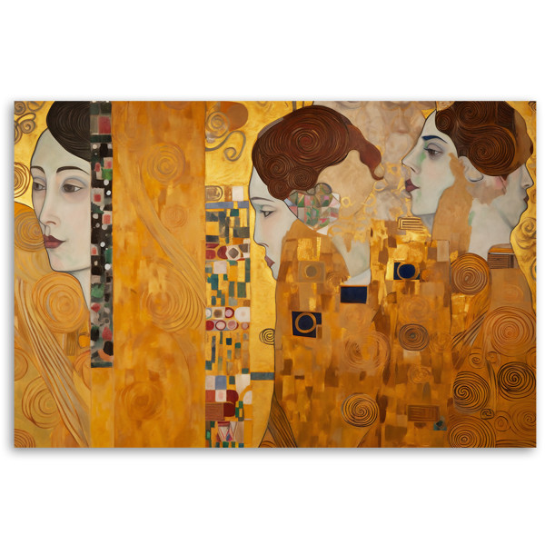 Feeby Obraz na płótnie, Złoty portret kobiety - G. Klimt 120x80, 2754447