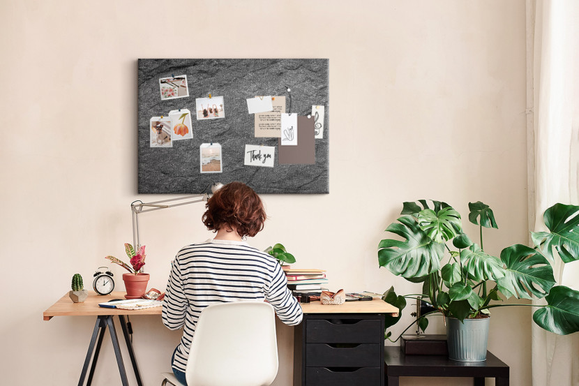 Tablica korkowa 100x70 cm dekoracyjna + pinezki Organizer, 2805415