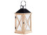 Produkt: Lampion szklane drzwi drewniany 61 cm brązowy