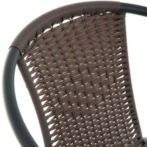 Fotel Bistro Plus brązowy PATIO | Dajar