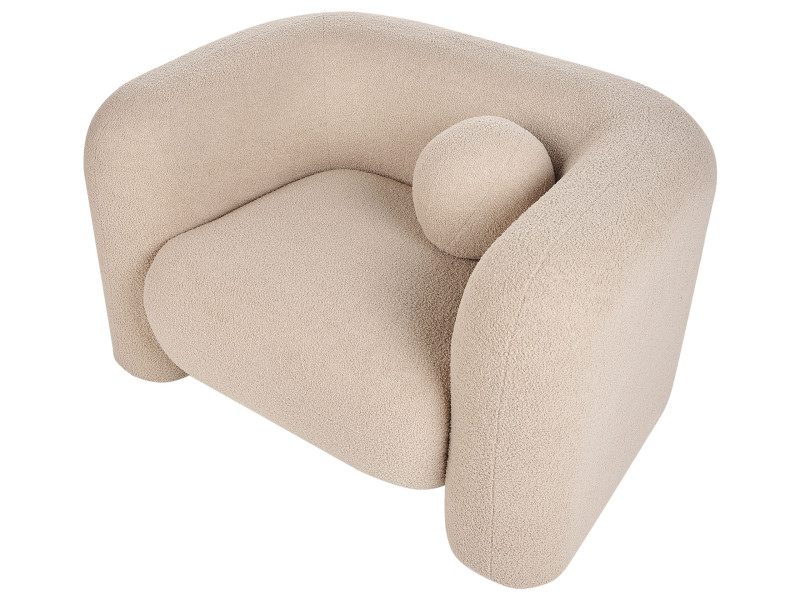 Komplet wypoczynkowy 5 os boucle beżowy, 2854517