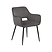 Inny kolor wybarwienia: Krzesło Ranja Dark grey tapicerowane