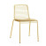 Inny kolor wybarwienia: Krzesło Summer złote z poduszką metalowe