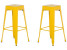 Inny kolor wybarwienia: 2 stołki barowe 76cm żółty