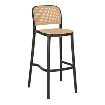 Krzesło barowe Antonio czarne, 300480