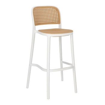 Krzesło barowe Antonio białe, 300571